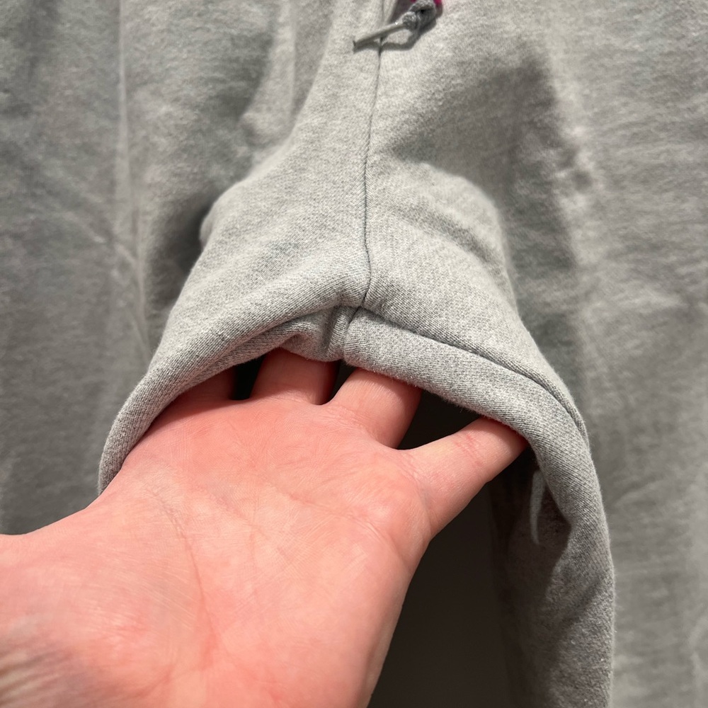 Daily Drills Light Gray Jogger Sweatpants with Beaded Drawstring - Picture 6 of 10